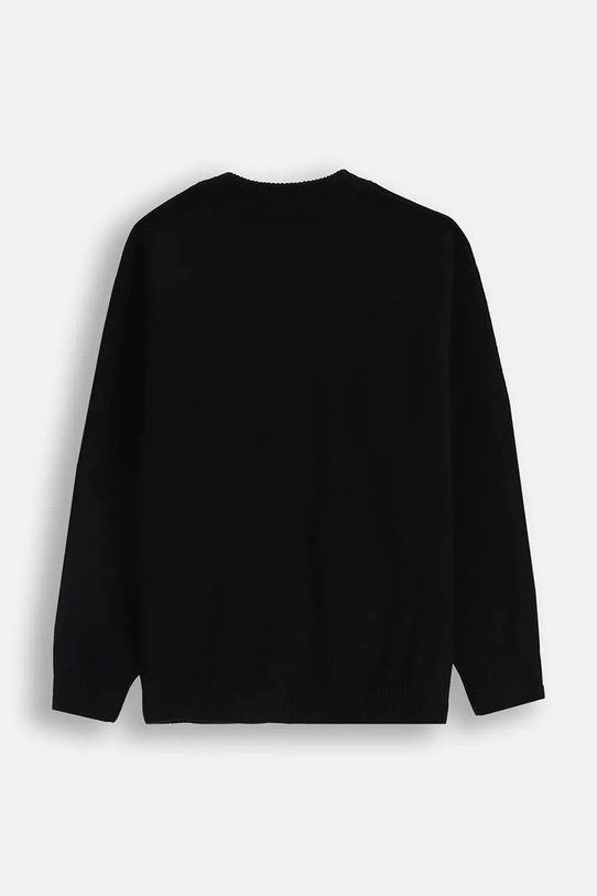 Coccodrillo bluza bawełniana dziecięca ZC5172201CBJ czarny AW25