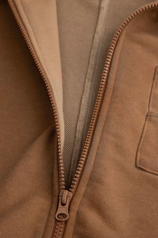 Coccodrillo bluza bawełniana dziecięca brązowy ZC5132201YBJ