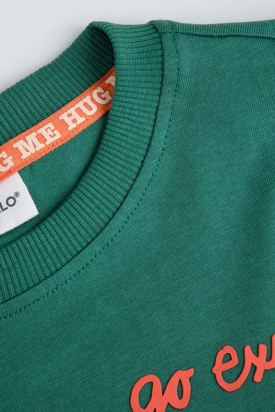 Chłopiec Coccodrillo bluza bawełniana dziecięca ZC5143101YBK zielony