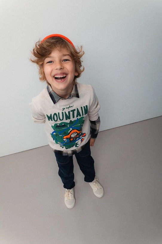 Coccodrillo bluza bawełniana dziecięca ZC5143103YBK