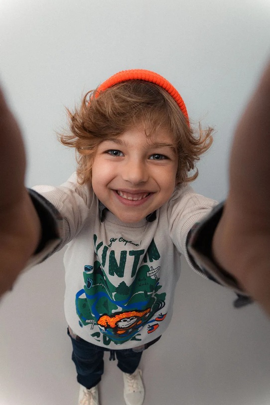 Coccodrillo bluza bawełniana dziecięca ZC5143103YBK