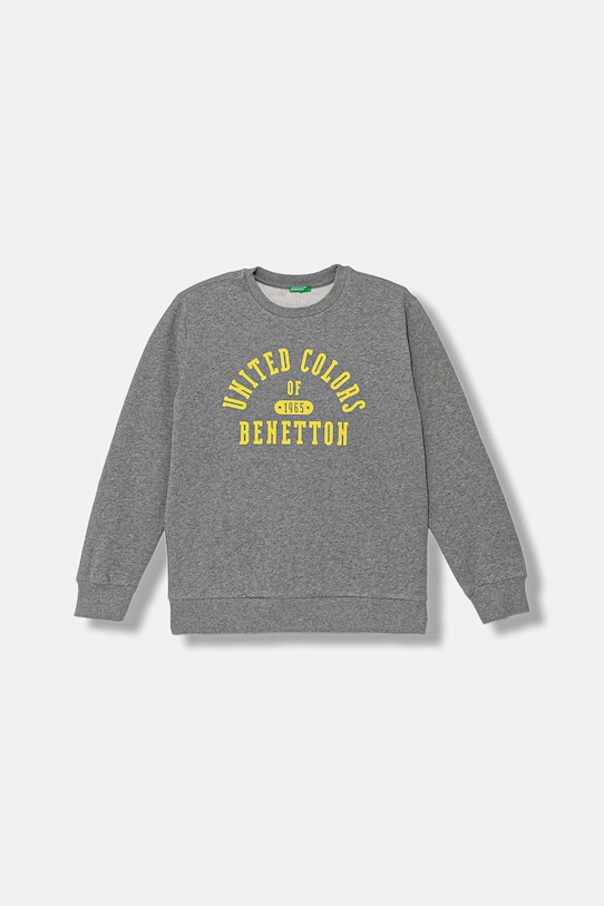 Παιδική μπλούζα United Colors of Benetton στάμπα γκρί 3EB5C10R5.G.Seasonal