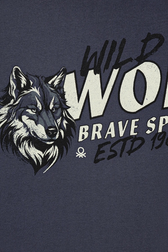 Αγορίστικα Παιδική μπλούζα United Colors of Benetton 3J73C205C.G.Seasonal γκρί