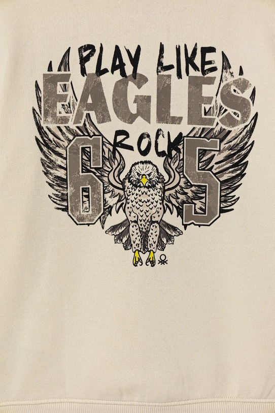 Chłopiec United Colors of Benetton bluza dziecięca 3J73C505N.G.Seasonal beżowy