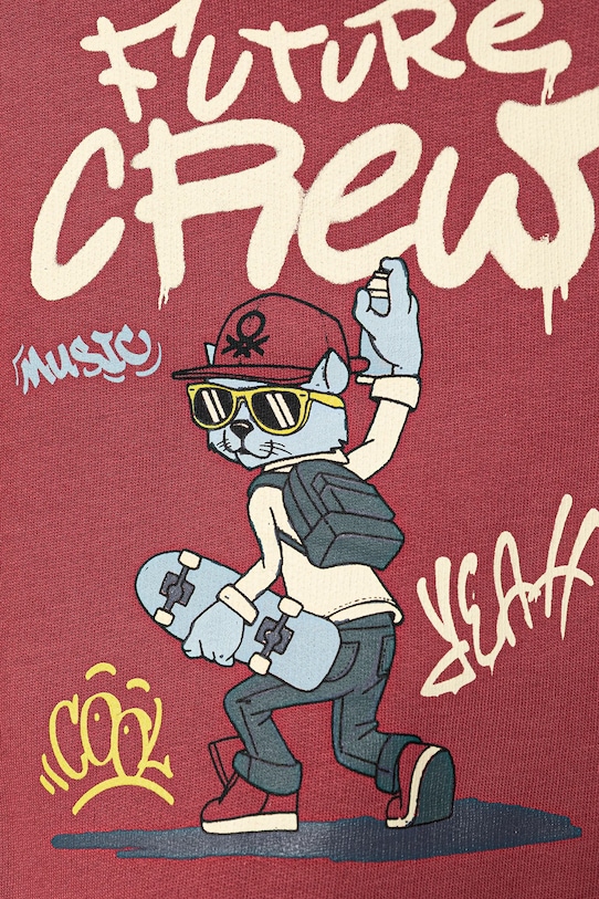 Αγορίστικα Παιδική μπλούζα United Colors of Benetton 3J73G5046.P.Seasonal κόκκινο