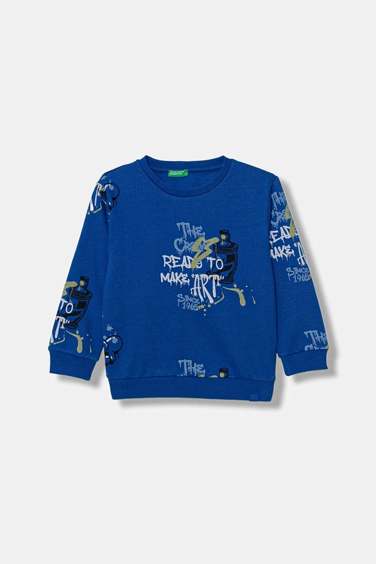 United Colors of Benetton bluza dziecięca pozostałe niebieski 3QHCG10KX.P.Seasonal