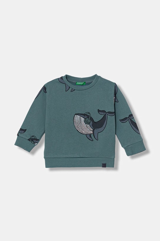 United Colors of Benetton bluza dziecięca pozostałe turkusowy 3QHCG10KX.P.Seasonal