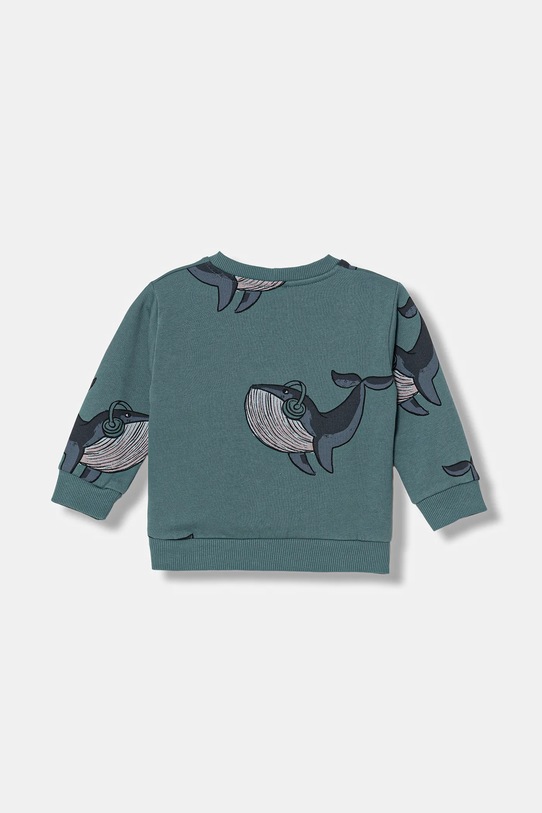 Detská mikina United Colors of Benetton 3QHCG10KX.P.Seasonal tyrkysová AW25