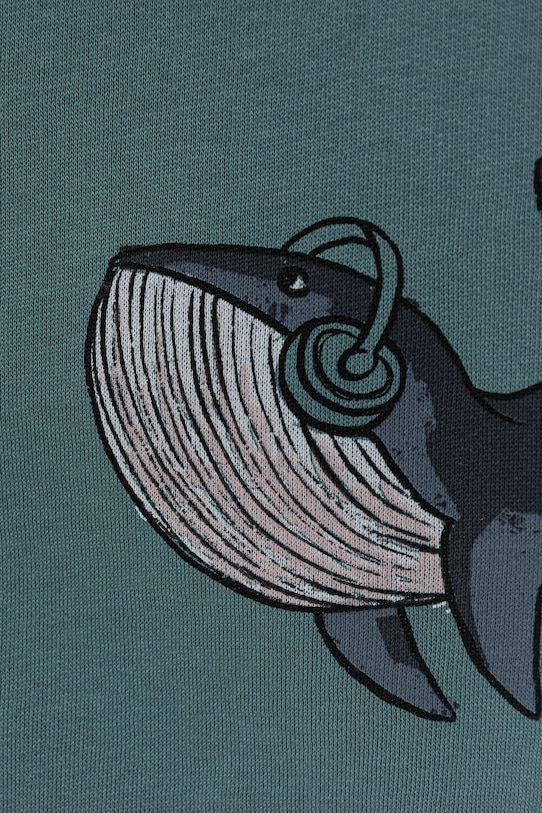 Chłopiec United Colors of Benetton bluza dziecięca 3QHCG10KX.P.Seasonal turkusowy