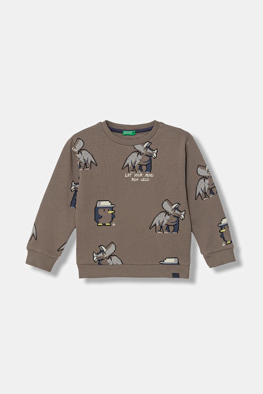 United Colors of Benetton bluza dziecięca pozostałe brązowy 3QHCG10KX.P.Seasonal