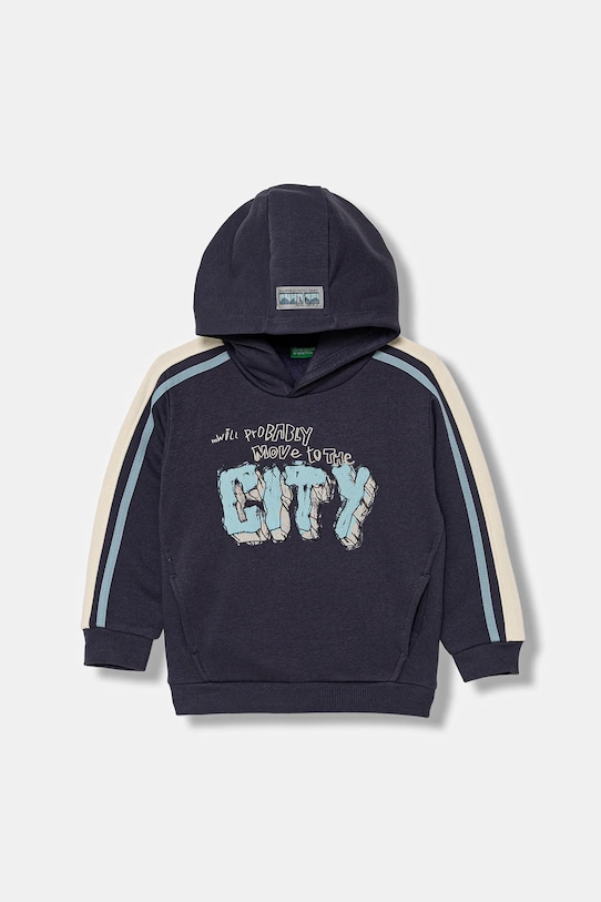 United Colors of Benetton bluza dziecięca nadruk szary 3YBPG2018.P.Seasonal