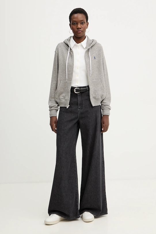 Mikina Polo Ralph Lauren 211971693 šedá AW25