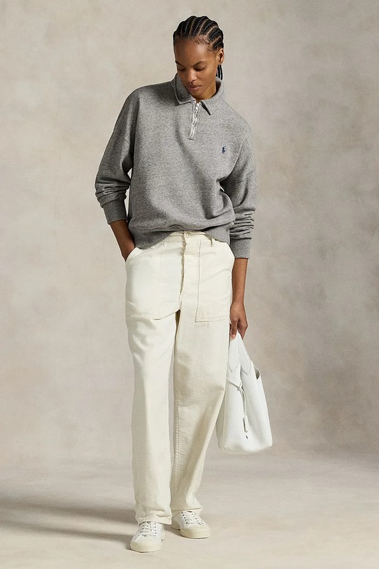 Odzież Polo Ralph Lauren bluza 211971696 szary