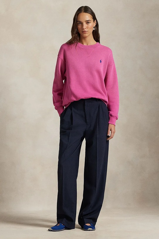 Odzież Polo Ralph Lauren bluza 211971697 różowy