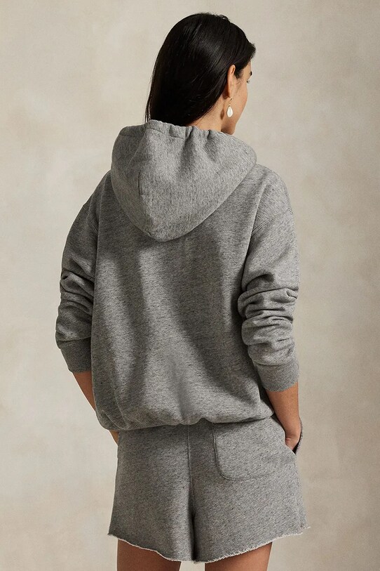 Βαμβακερή μπλούζα Polo Ralph Lauren 211971713 γκρί AW25