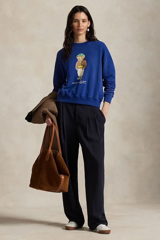 Odzież Polo Ralph Lauren bluza 211971736 granatowy