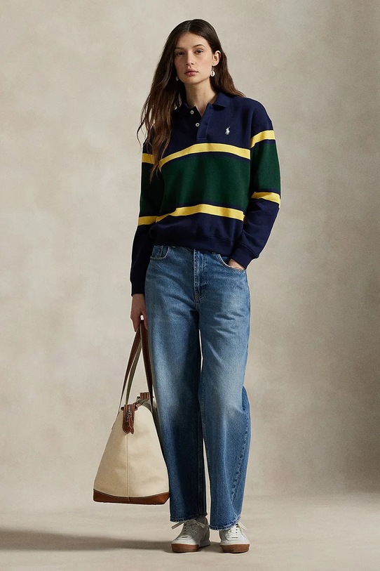 Oblečení Mikina Polo Ralph Lauren 211971755 námořnická modř
