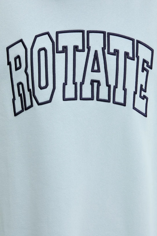 Rotate bluza bawełniana 114376184 niebieski
