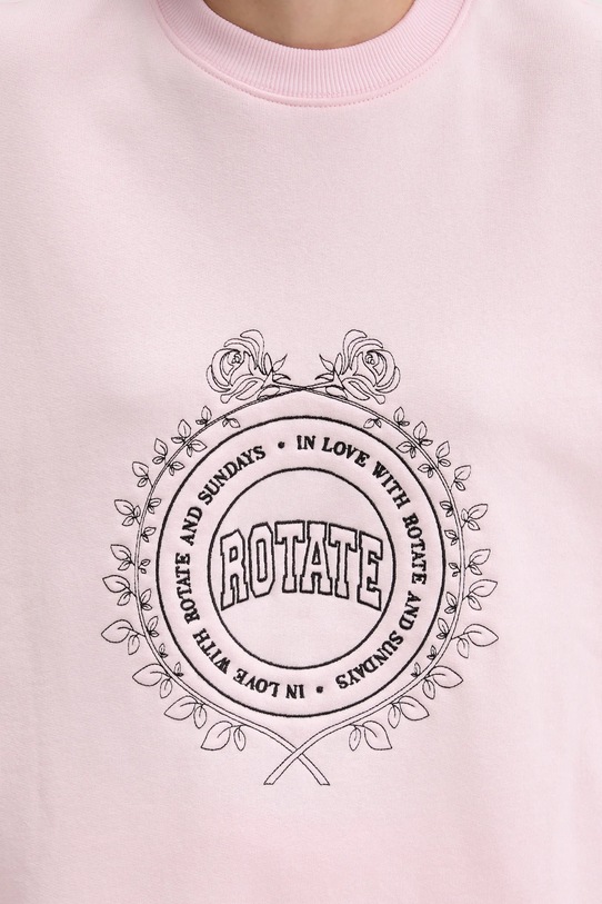 Rotate bluza bawełniana 114425191 różowy