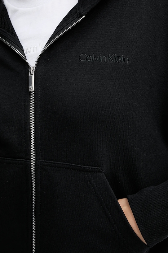 Bavlněná mikina Calvin Klein černá LV044C211G