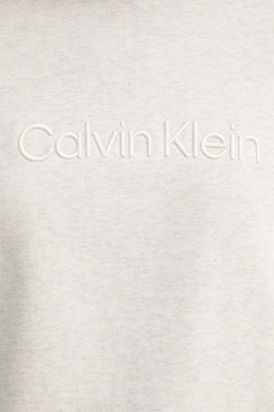 Βαμβακερή μπλούζα Calvin Klein LV044C210G μπεζ