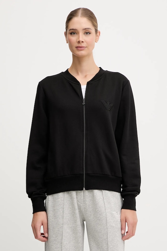 Emporio Armani Underwear bluza lounge aplikacja czarny EW001908.AF15356