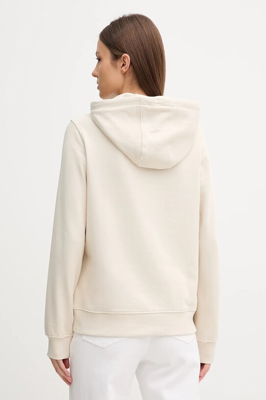Βαμβακερή μπλούζα Tommy Jeans DW0DW20943 μπεζ AW25