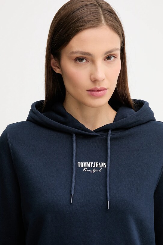 Одяг Бавовняна кофта Tommy Jeans DW0DW20943 темно-синій