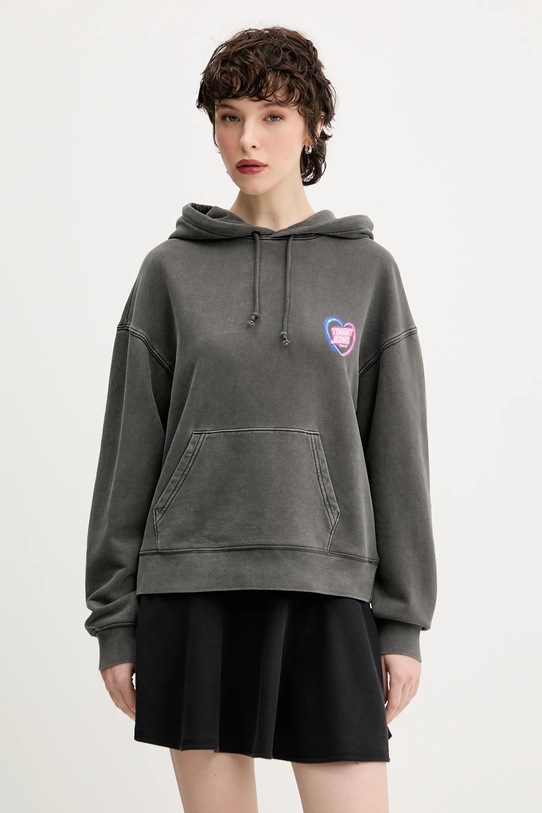Oblečenie Bavlnená mikina Tommy Jeans DW0DW20945 sivá