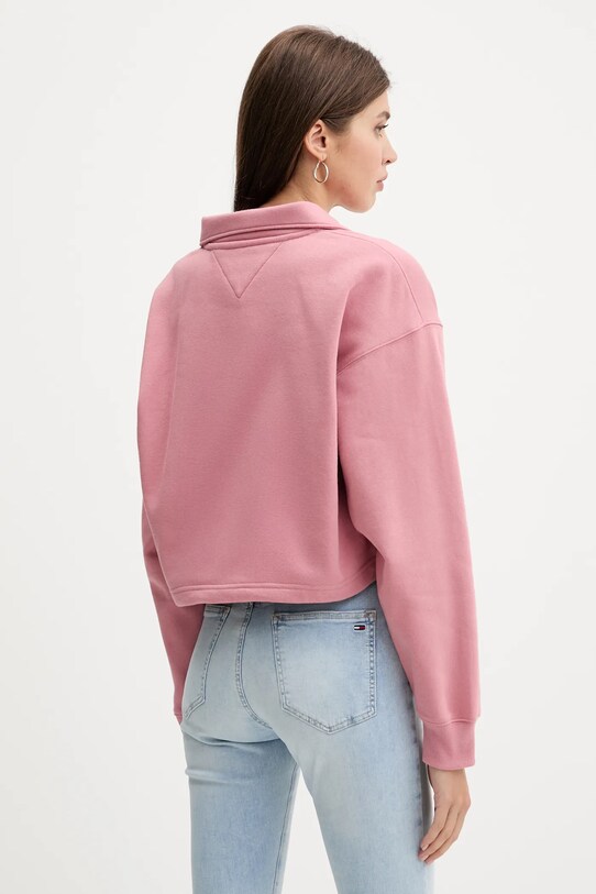 Odzież Tommy Jeans bluza DW0DW20946 różowy
