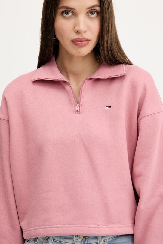 Tommy Jeans bluza różowy DW0DW20946