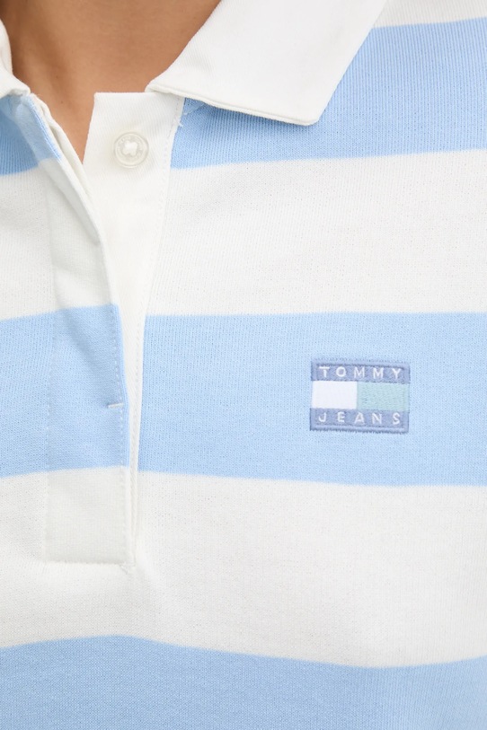 Bavlnená mikina Tommy Jeans DW0DW20948 modrá