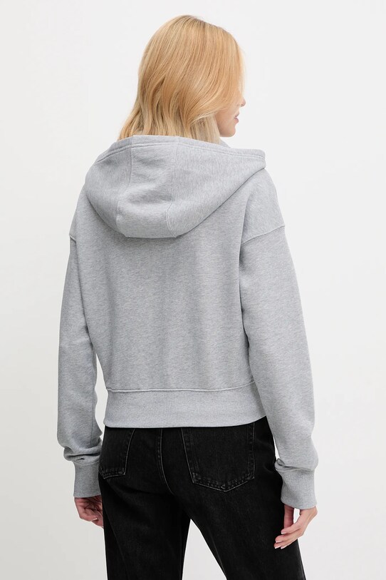 Βαμβακερή μπλούζα Tommy Jeans DW0DW21147 γκρί AW25