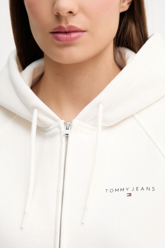 Tommy Jeans bluză alb DW0DW21163