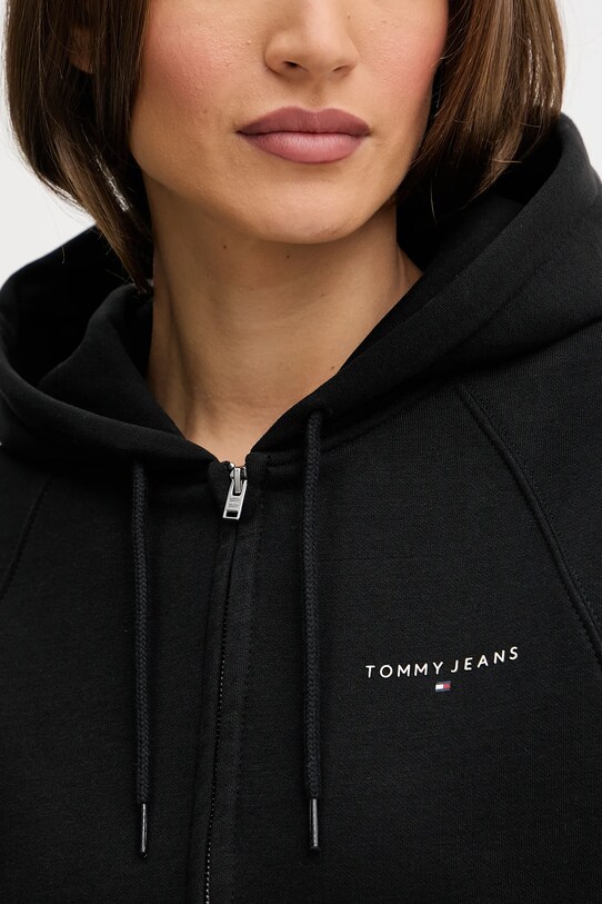 Tommy Jeans felpa nero DW0DW21163