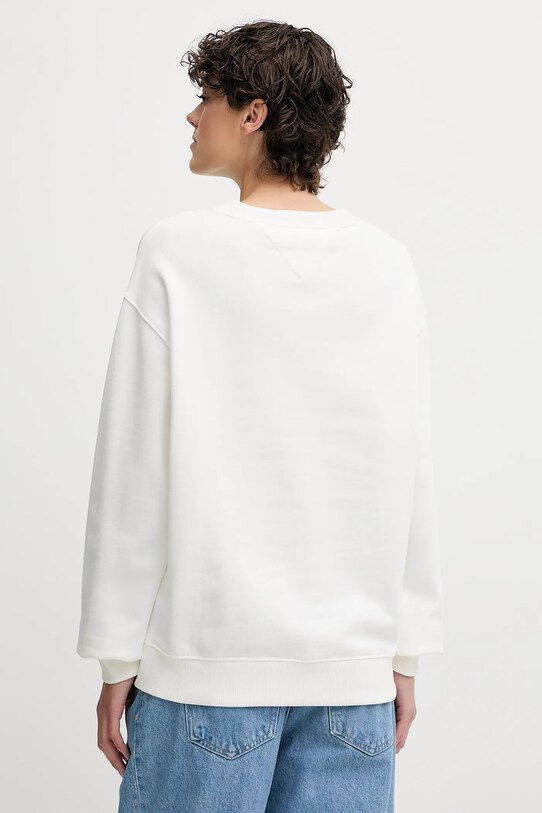 Tommy Jeans pamut melegítőfelső DW0DW21396 fehér AW25