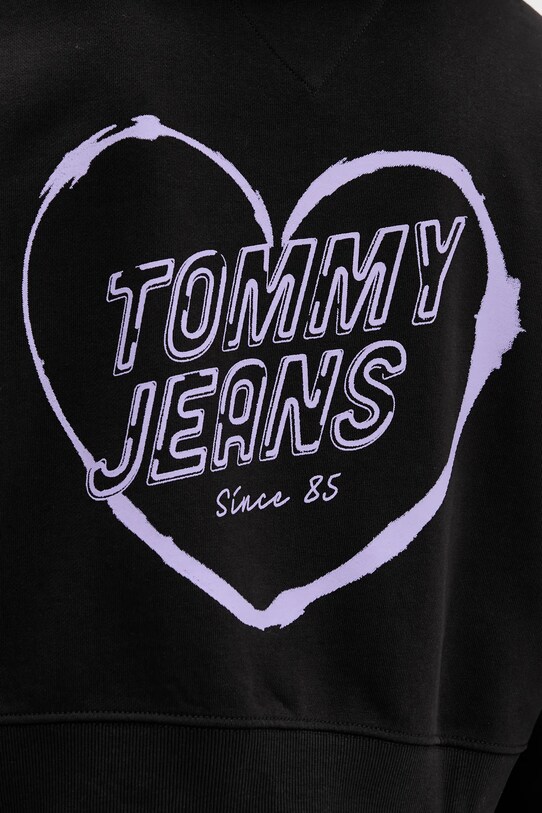 Хлопковая кофта Tommy Jeans DW0DW21408 чёрный