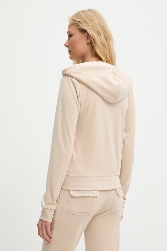 Îmbrăcăminte Juicy Couture bluză ROBERTSON HOODIE JCAP176G bej