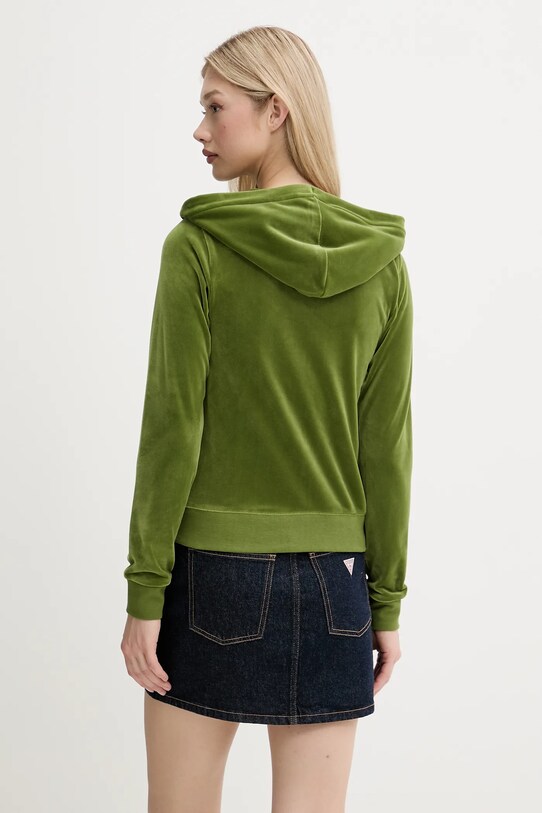Îmbrăcăminte Juicy Couture bluză ROBERTSON HOODIE JCAP176G verde