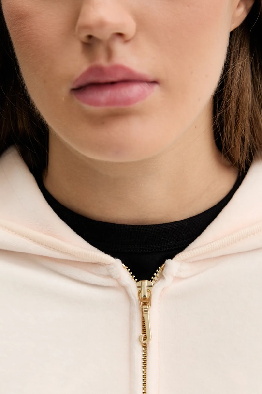 Mikina Juicy Couture HERITAGE ROBYN HOODIE JCSEBJ007G béžová