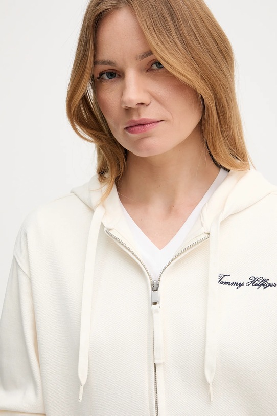 Odzież Tommy Hilfiger bluza WW0WW45742 beżowy