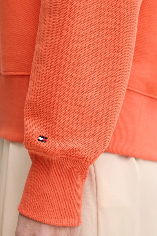 Tommy Hilfiger bluza pomarańczowy WW0WW45743
