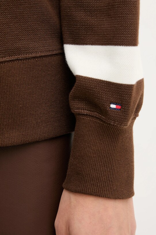 Tommy Hilfiger bluza WW0WW45743 brązowy
