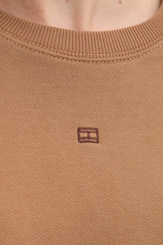 Tommy Hilfiger hanorac de bumbac maro WW0WW45754