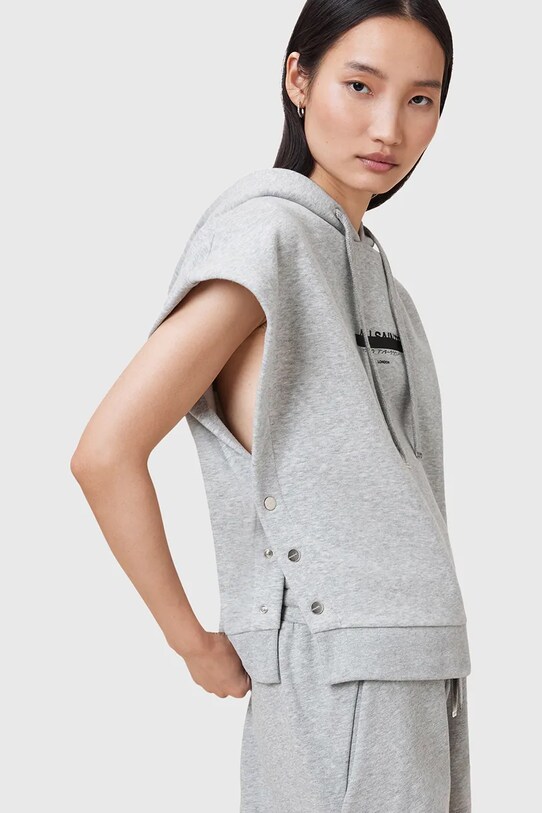 AllSaints felső SORRI szürke W093JC