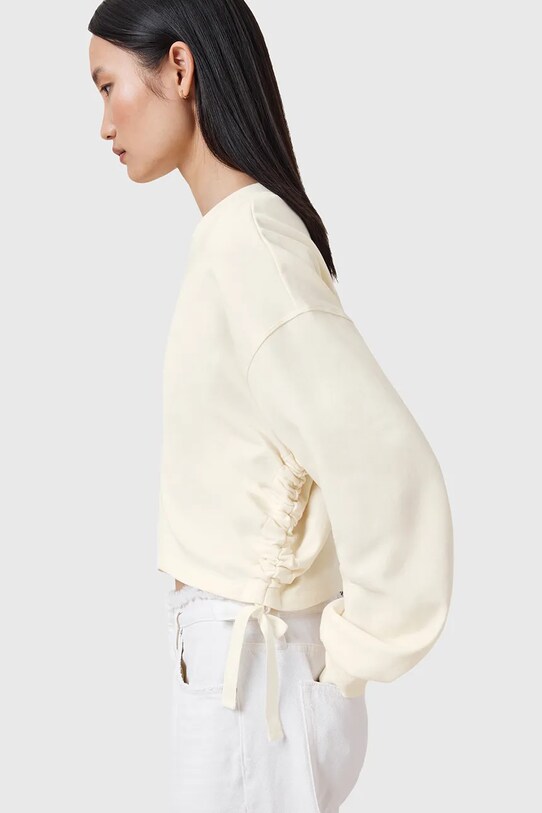 Odzież AllSaints bluza bawełniana MIRA W214JC beżowy