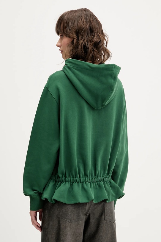 Odzież Stine Goya bluza bawełniana SG.AW25.T085.2430 zielony