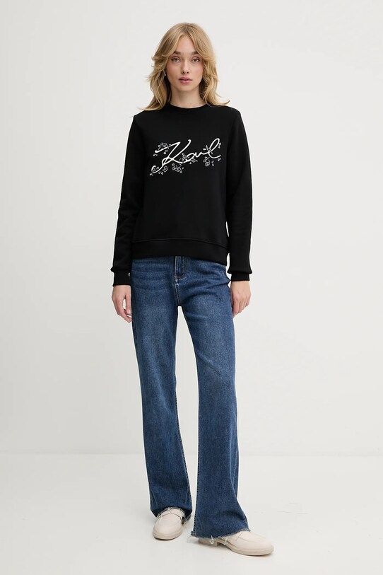 Karl Lagerfeld bluza A3W20010 czarny AW25