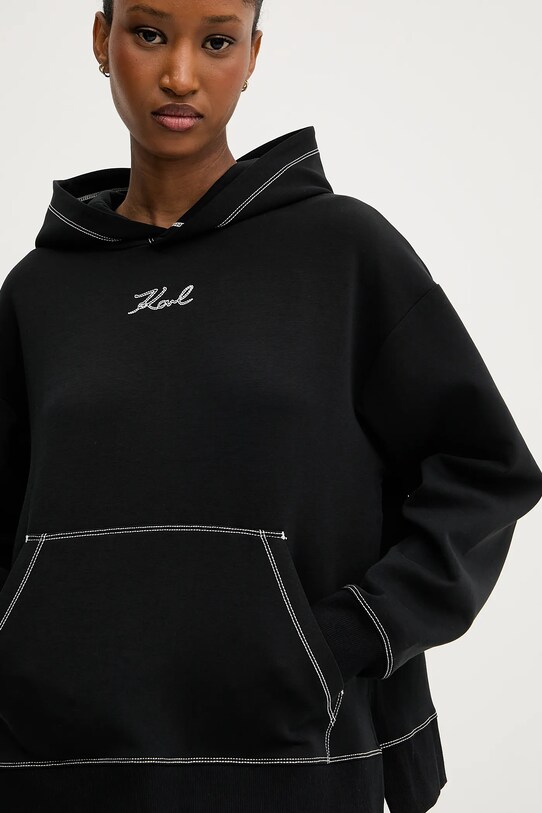 Karl Lagerfeld bluza czarny A3W20011