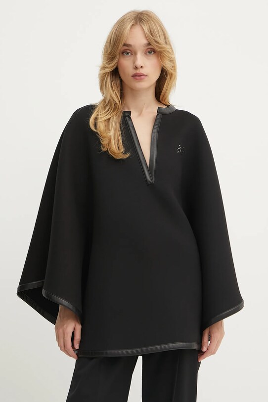 Karl Lagerfeld poncho pozostałe czarny A3W20016
